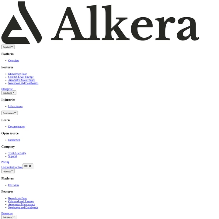 Databench by Alkera Code und IT AI tool screenshot