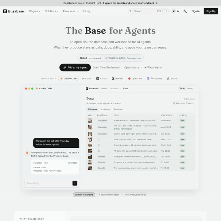 Busabase Code & IT AI tool screenshot