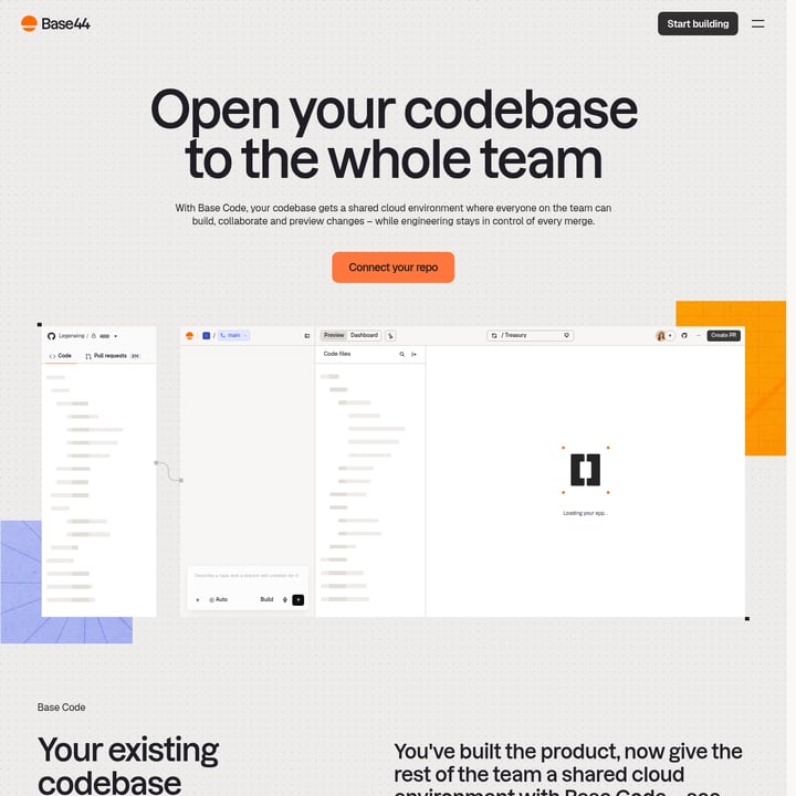 Base Code Code & IT AI tool screenshot