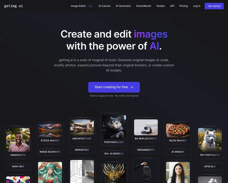 Getimg.ai - AI Tool Screenshot and Interface Preview