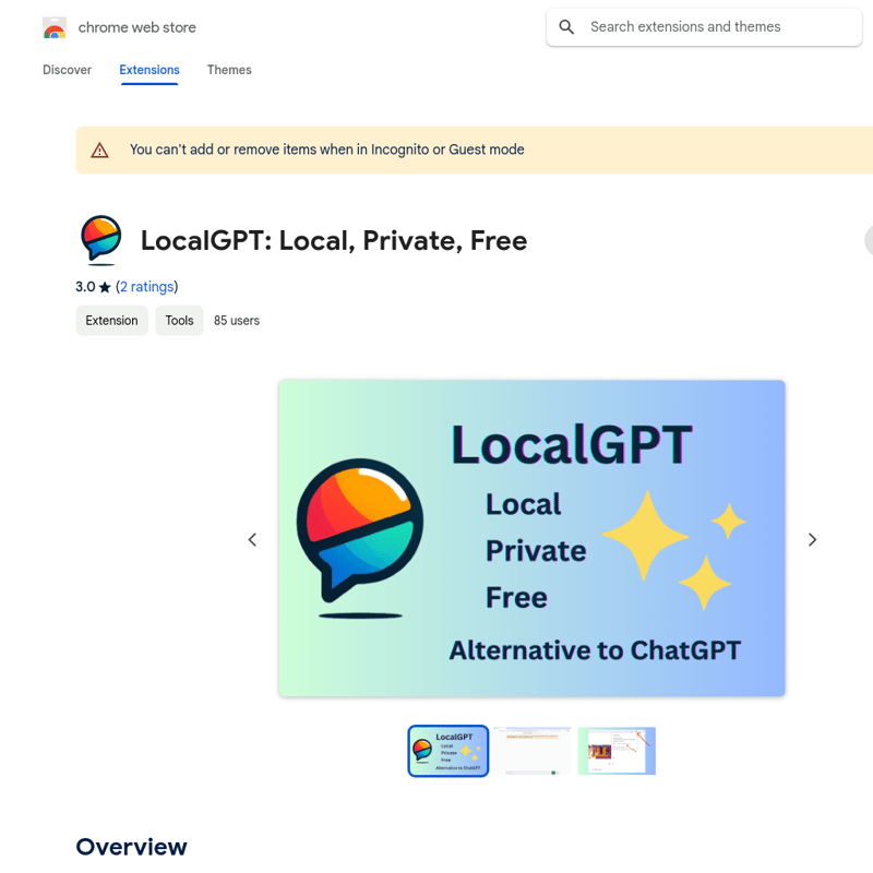 LocalGPT - AI Tool Screenshot and Interface Preview