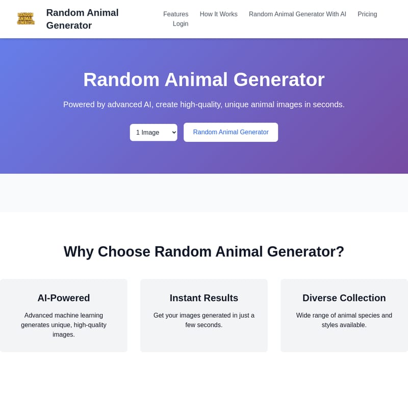 Random Animal Generator