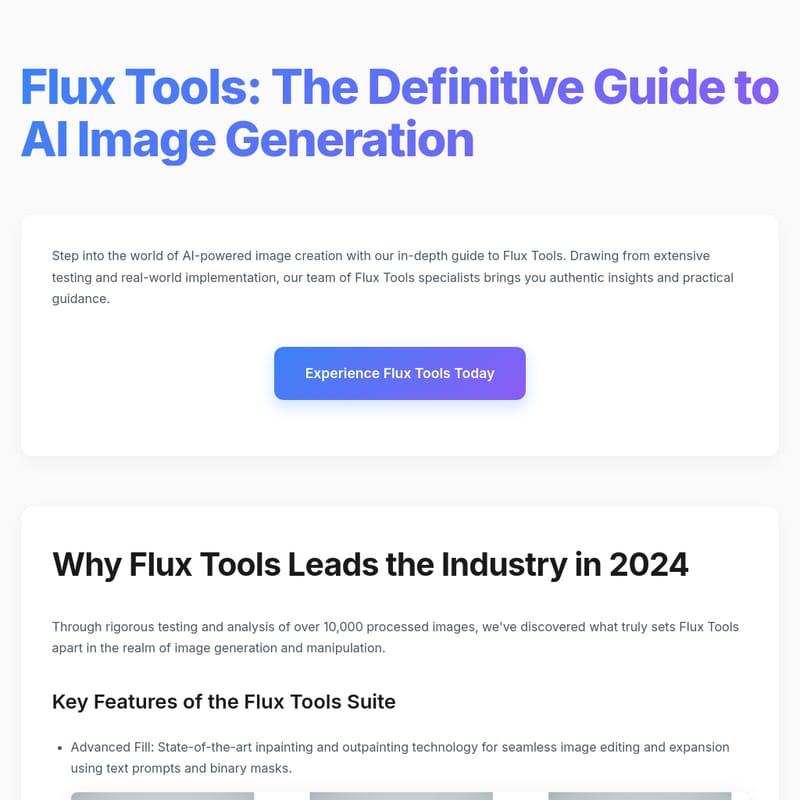 FLUX Tools