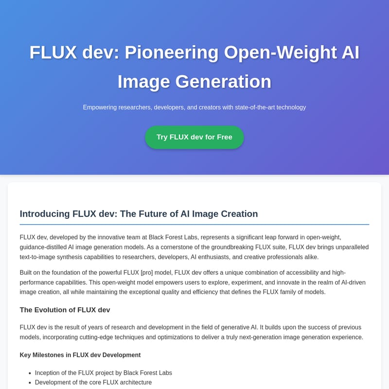 FLUX.1 Dev