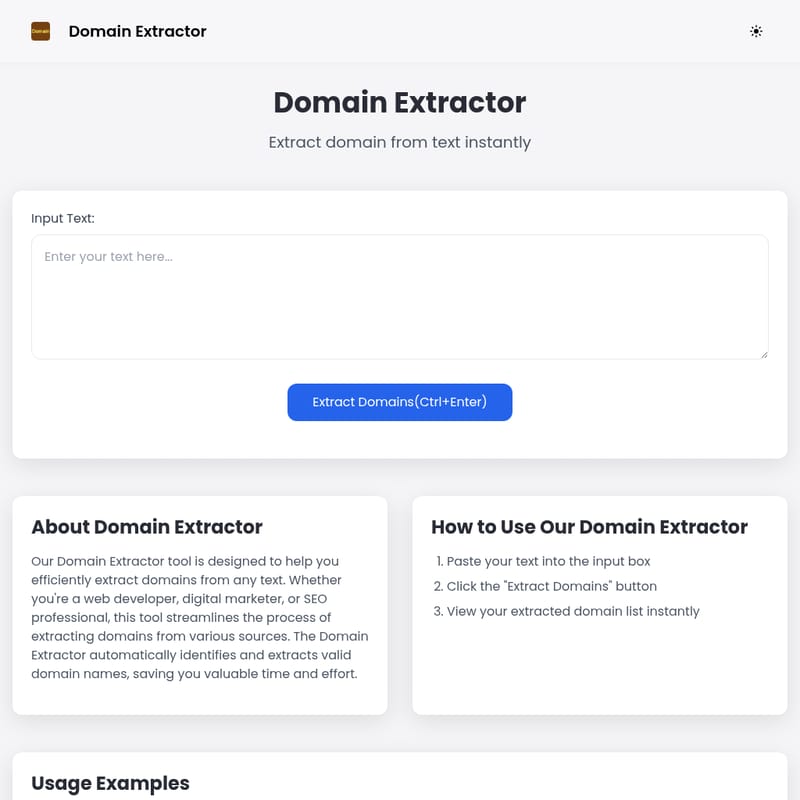 Domain Extractor