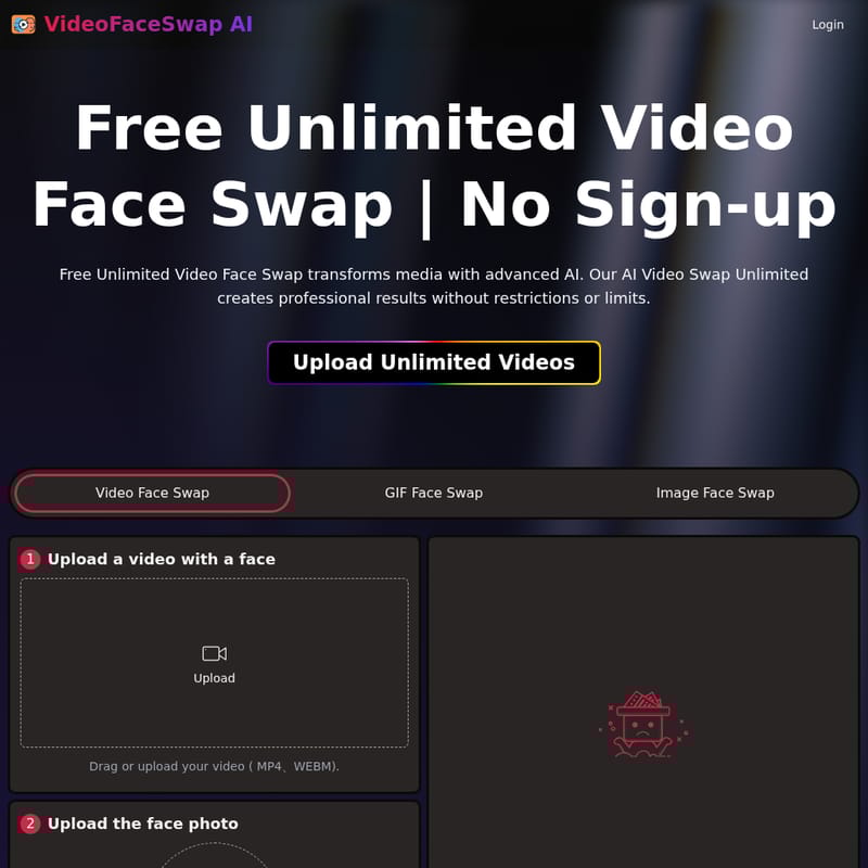 Free Unlimited Video Face Swap