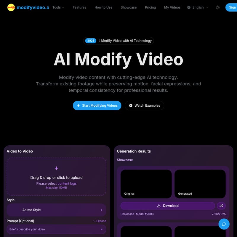 modify video