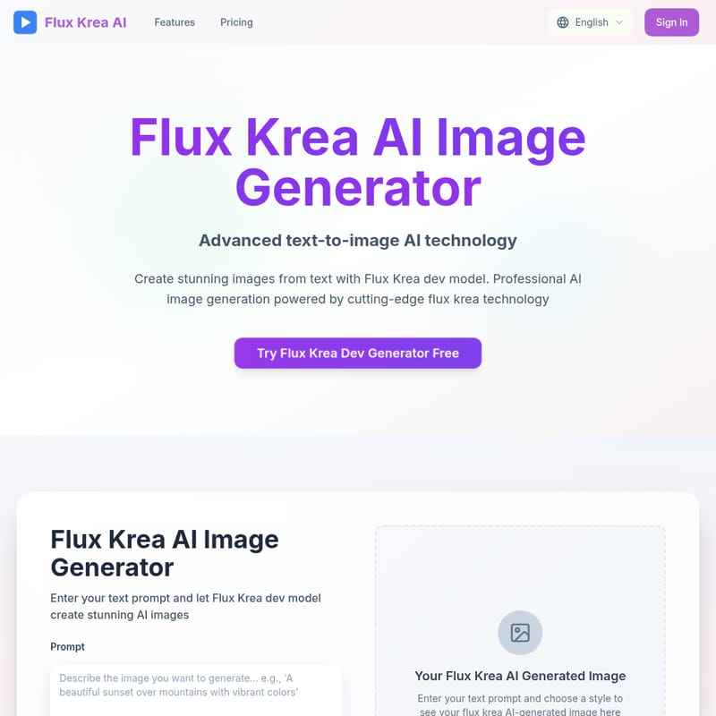 Flux Krea AI