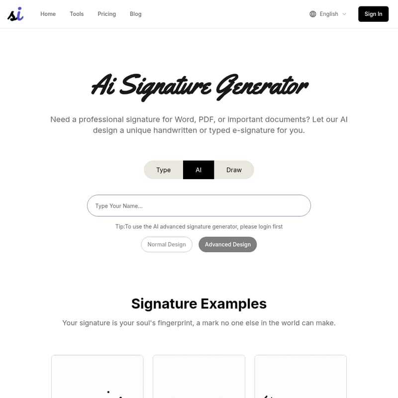 signature generator