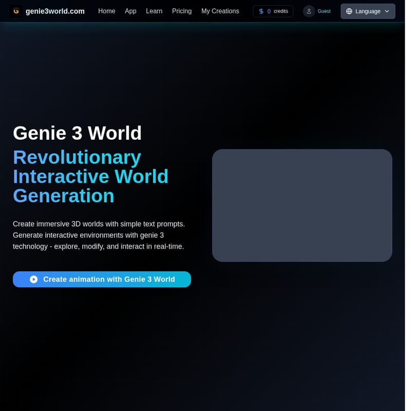 Genie 3 World