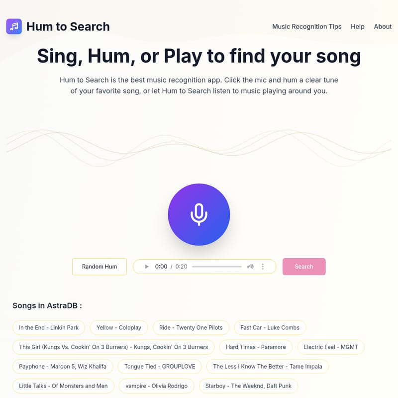 Hum to Search