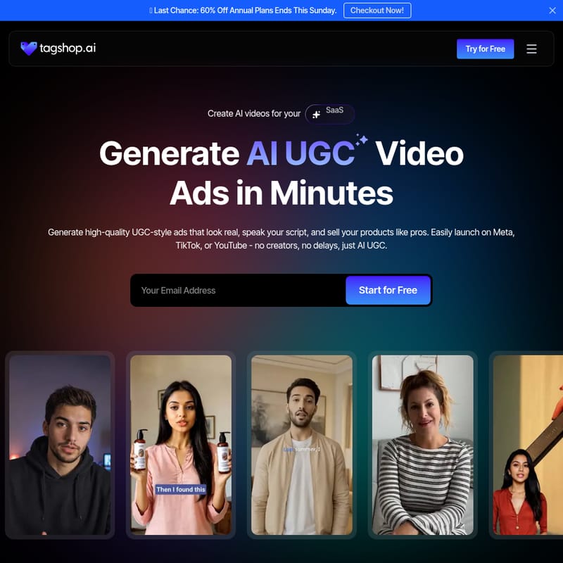 Tagshop - AI Tool Screenshot and Interface Preview