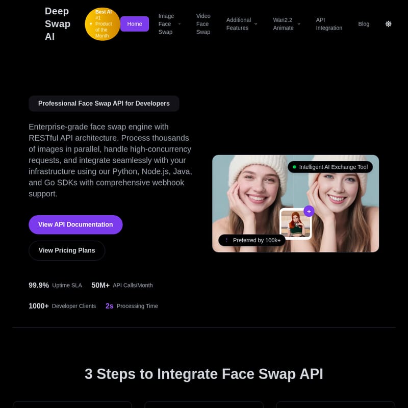 View Deep Swap AI - Deep Swap AI - Platforma do wymiany twarzy z wykorzystaniem sztucznej inteligencji Deep Swap AI - AI Tool Screenshot and Interface Preview