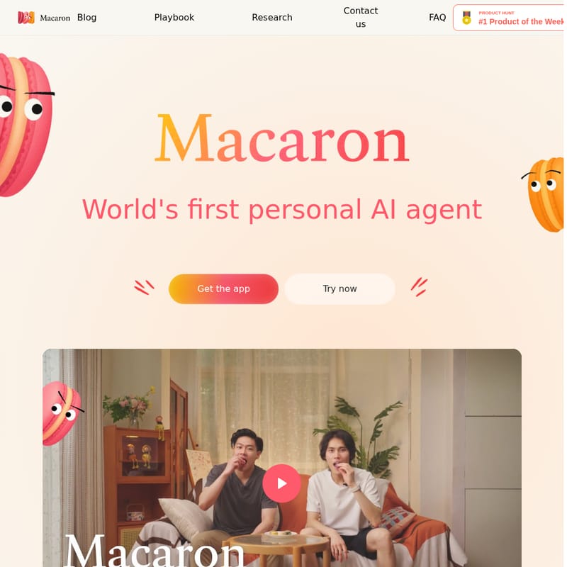 View Macaron AI - Макарон — Личный ИИ агент для лучшей жизни Macaron AI - AI Tool Screenshot and Interface Preview