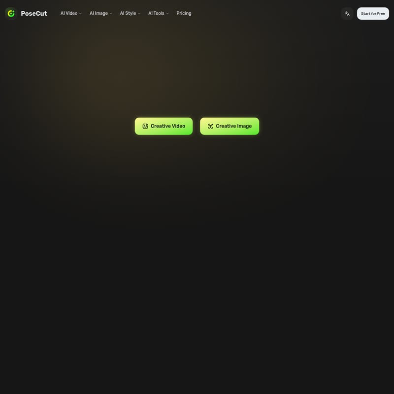 View PoseCut - PoseCut: Studio-Grade AI Video and Precision Image Creative Platform PoseCut - AI Tool Screenshot and Interface Preview