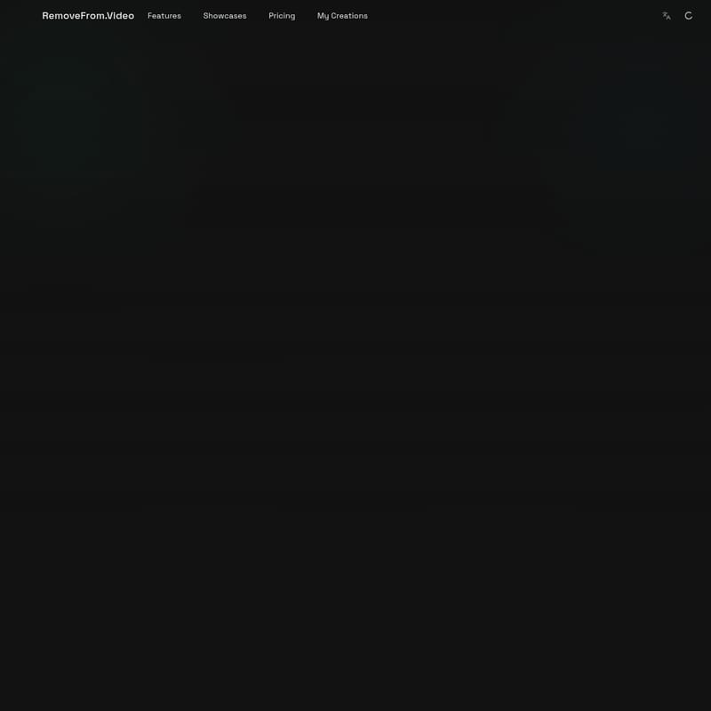 View RemoveFrom.Video - RemoveFrom.Video : Supprimer filigrane, texte et objets d'une vidéo en ligne grâce à l'IA RemoveFrom.Video - AI Tool Screenshot and Interface Preview
