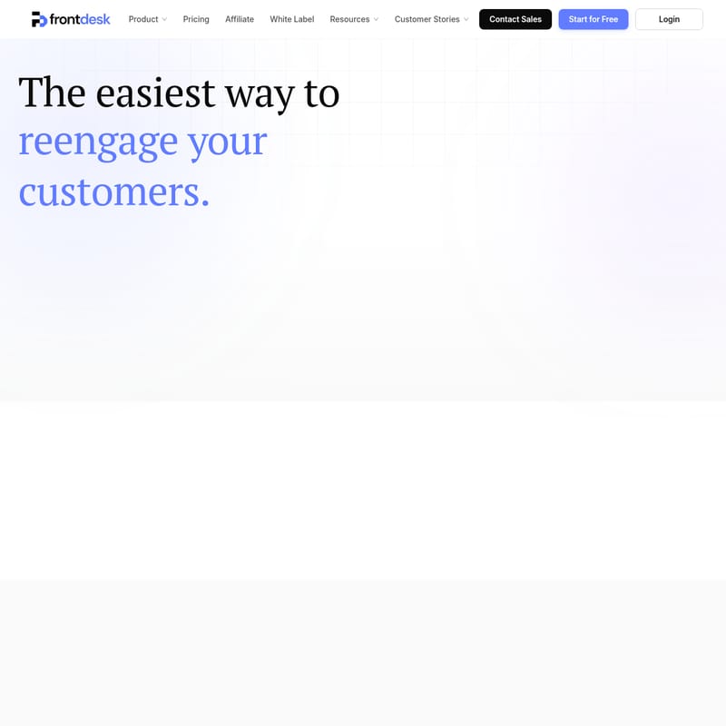 View Frontdesk AI - Frontdesk: Die KI-Plattform für automatisierten Kundenservice, KI-Receptionists und effiziente Lead-Erfassung Frontdesk AI - AI Tool Screenshot and Interface Preview