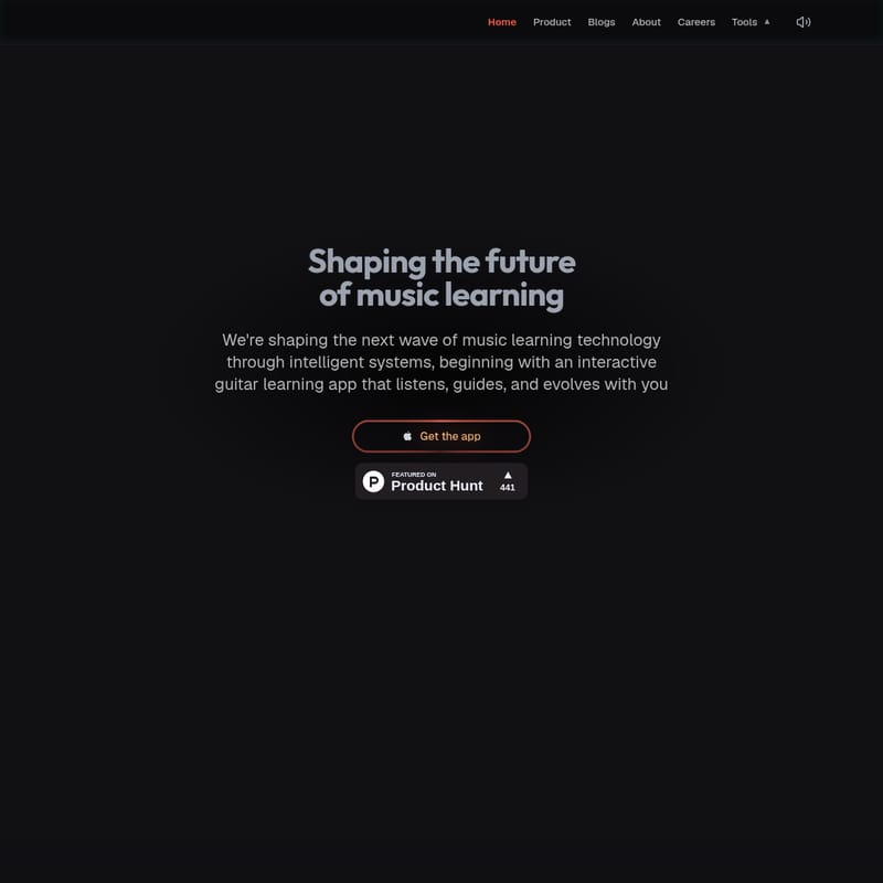 View SoundGate Guitar - SoundGate: Die revolutionäre KI-App für interaktives Gitarrenlernen und Echtzeit-Feedback SoundGate Guitar - AI Tool Screenshot and Interface Preview